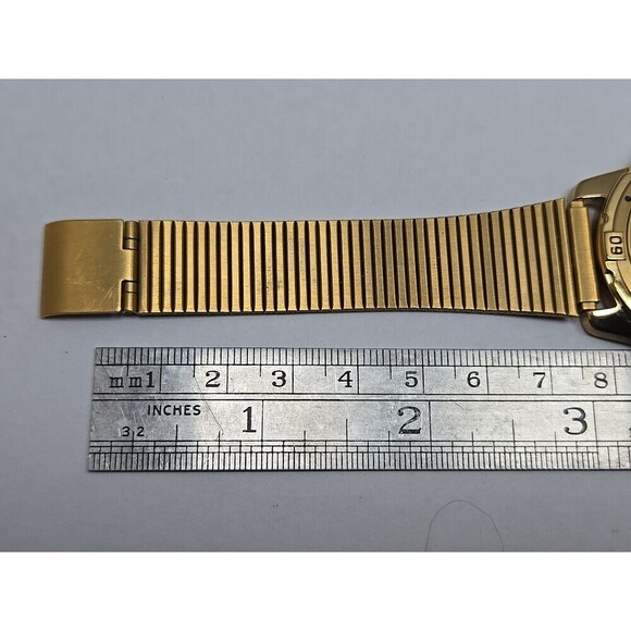 Vintage Le Mann Swiss Quartz Black Hills Gold Watch 12K Gold Leaves New Battery - Picture 8 of 10